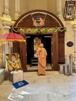 Jalabhisheka and Shodashopachar Puja at HH Shrimat Parijnanashram Swamiji III Sannidhi, Karla (2 March 2025)